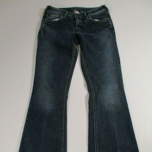 Silver Womens Sz 26 Aiko Jeans S Pockets